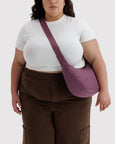Baggu - Medium Nylon Crescent Bag - Wild Plum