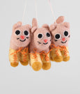 Wrap - Hanging Felt Ornament - Lucy