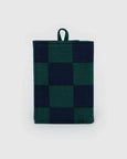 Baggu - Snap Wallet - Navy Green Check