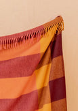 TBCo - Recycled Wool Blanket - Ochre Bold Check