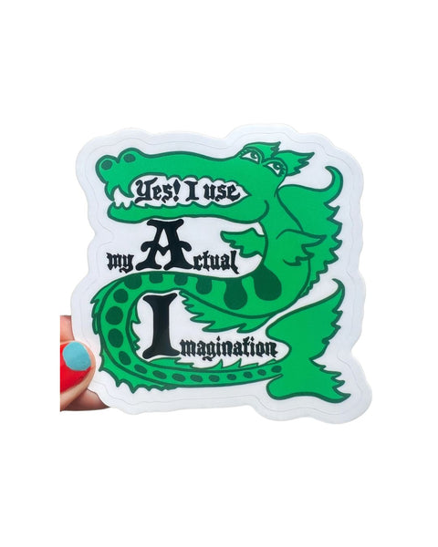 Astral Weekend - Yes I Use My Actual Imagination Sticker