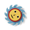 Areaware x Dusen Dusen - Everybody Clock - Blue / Red / Yellow