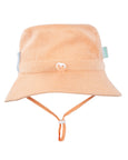 Acorn Kids - Peach Terry Towelling Bucket Hat