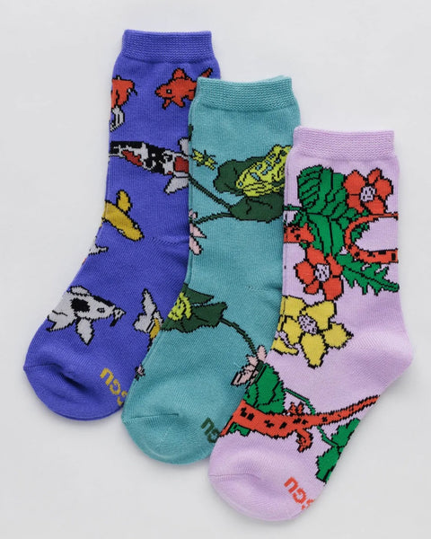 Baggu - Kids Socks - Pond Friends