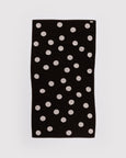 Baggu - Bath Towel - Cream and Black Polka Dot
