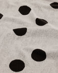 Baggu - Bath Towel - Cream and Black Polka Dot