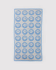 Baggu - Bath Towel - Sky Blue Happy