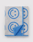 Baggu - Bath Towel - Sky Blue Happy