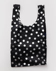 Baggu - Big Baggu - Silver Metallic Polka Dot - *PRE-ORDER FOR SHIPPING AFTER MONDAY OCTOBER 12TH*