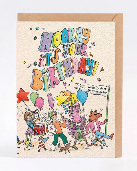 Wally Paper Co Cards - Birthday Parade