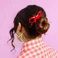 Chunks - Bow Hairpin in Cherry - Large