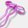 Chunks - Bow Hairpin in Orchid - Small