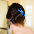 Chunks - Bow Hairpin in Blue - Large