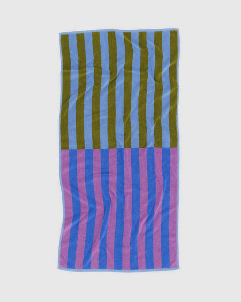 Baggu - Bath Towel - Cabana Stripe Mix