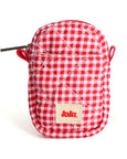 Lola - Camera Pouch - Red Gingham