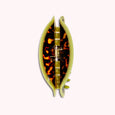 Etc. Store - Margo Large Hair Claw in Chartreuse / Tortoise