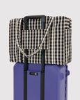 Baggu - Carry On Cloud Bag - Black And Cream Gingham