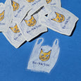 Bromstad Printing Co. - Clear Sticker - Convenience Store Bag Cat