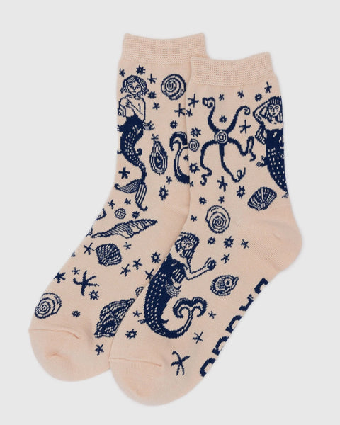 Baggu - Crew Sock - Mermaid