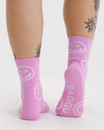 Baggu - Crew Sock - Pink Happy