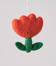 Wrap - Hanging Felt Ornament - Flower
