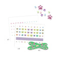 Djeco - Nail Sticker Set - Springtime Butterflies