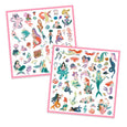 Djeco - Sparkly Mermaids Metallic Sticker Set