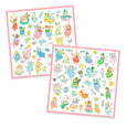 Djeco - Sparkly Fairies Metallic Sticker Set