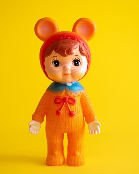 Kodama Sangyo Toy - Charmy Chan Doll - Kuppy Ramune Collaboration - Orange