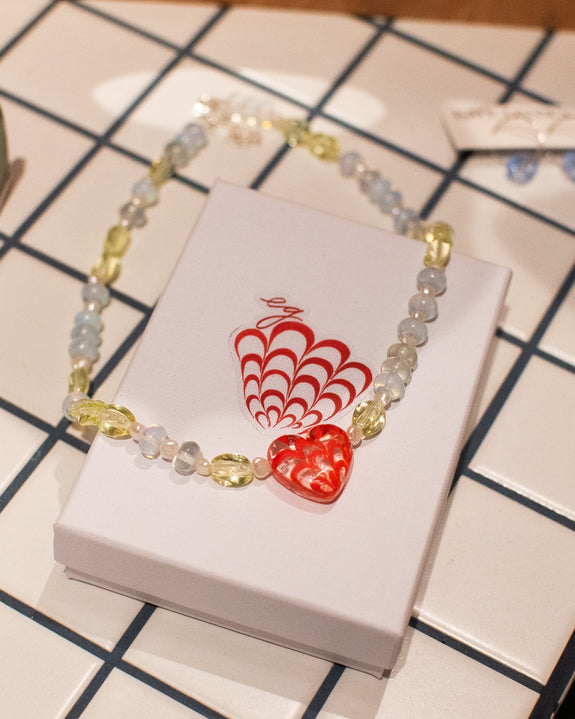 KD x  EG - Big Love Necklace - Yellow