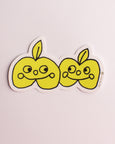 Rittle King - Apple Twins Vinyl Sticker
