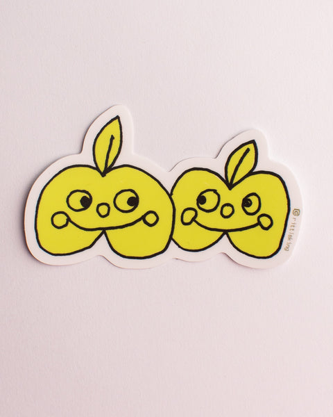 Rittle King - Apple Twins Vinyl Sticker