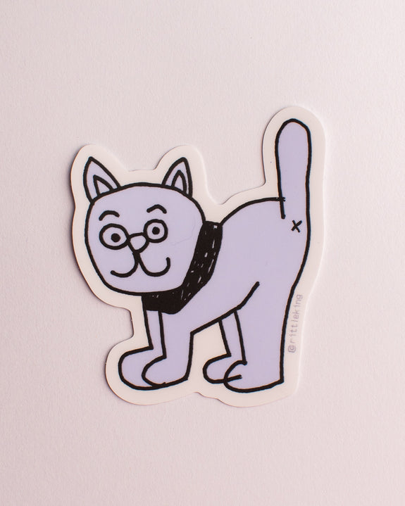 Rittle King - Cat Vinyl Sticker
