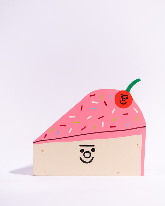 Tess Smith-Roberts - Painted Sculpture - Cake Slice