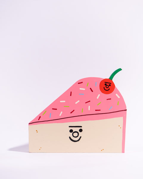 Tess Smith-Roberts - Painted Sculpture - Cake Slice
