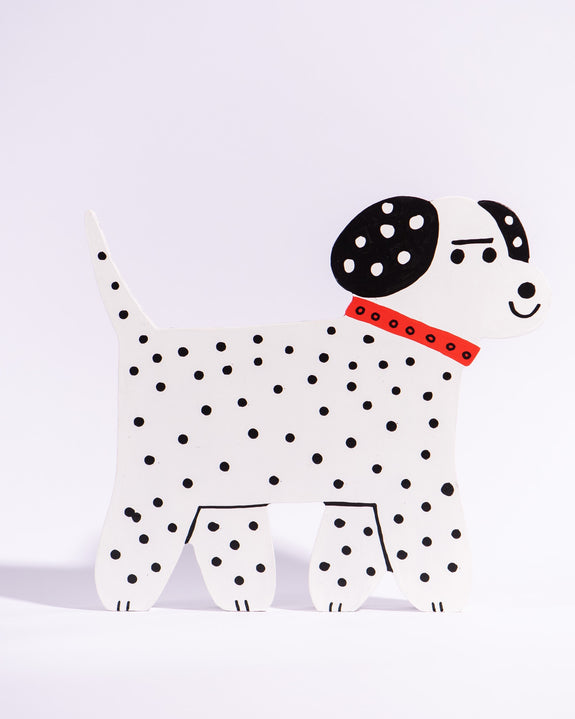 Tess Smith-Roberts - Painted Sculpture - Spotty Dog