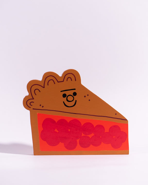 Tess Smith-Roberts - Painted Sculpture - Pie Slice