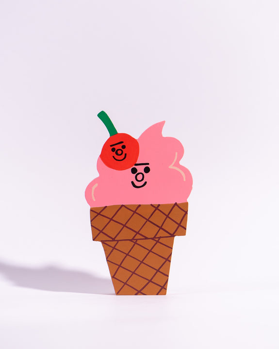 Tess Smith-Roberts - Painted Sculpture - Ice Cream