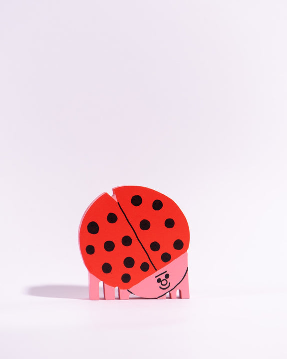 Tess Smith-Roberts - Painted Sculpture - Ladybug