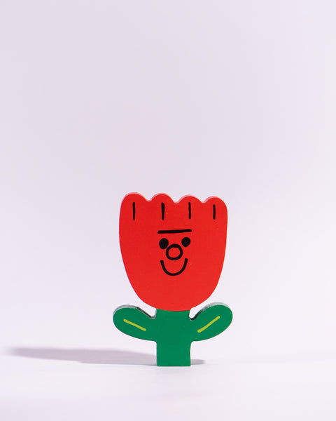 Tess Smith-Roberts - Painted Sculpture - Red Tulip 2