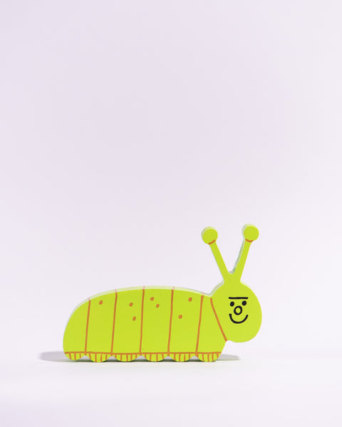 Tess Smith-Roberts - Painted Sculpture - Green Slug
