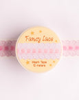 Pinky's - Fancy Lace Washi Tape - Poppy Pink