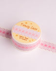 Pinky's - Fancy Lace Washi Tape - Poppy Pink