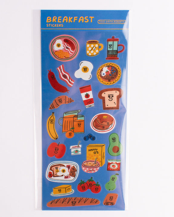 Tess Smith-Roberts - Sticker Sheet - Breakfast