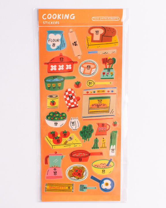 Tess Smith-Roberts - Sticker Sheet - Cooking