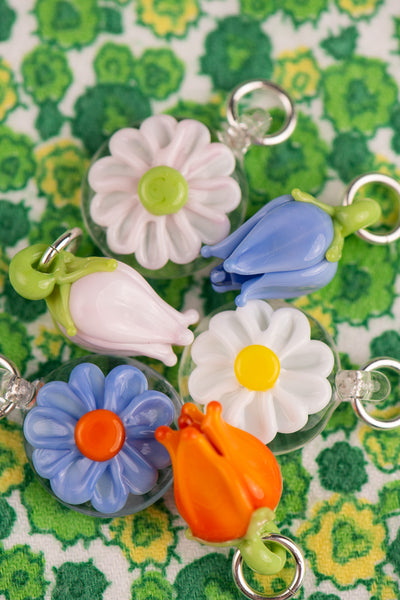 Jean Riley x Pinky's - Tulip Necklace Dusty Blue – Pinky's Melbourne