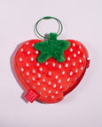 Tess Smith-Roberts - Plush Zip Pouch - Strawberry