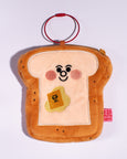 Tess Smith-Roberts - Plush Zip Pouch - Bread