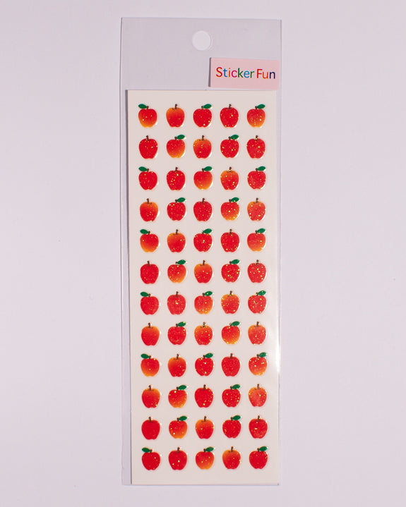 Sticker Fun - Sparkly Stickers - Apples 5
