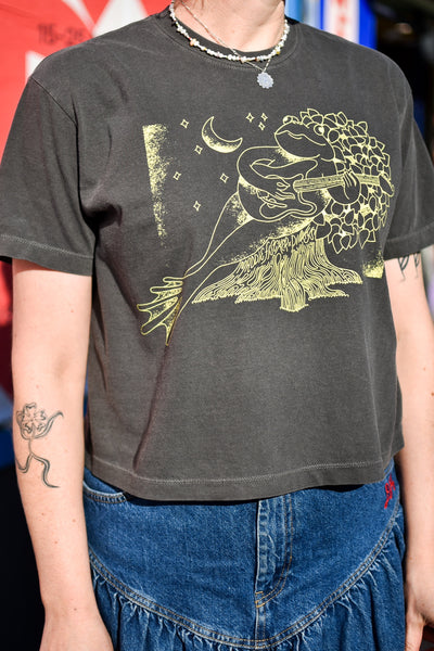 Maddie Fischer x Pinky's - Frog in the Moonlight tee